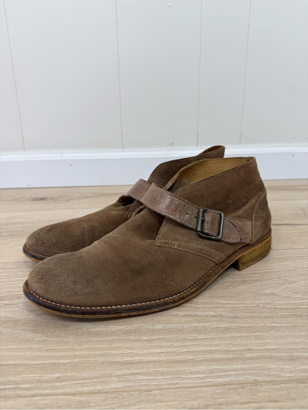AllSaints Brown Leather Boot